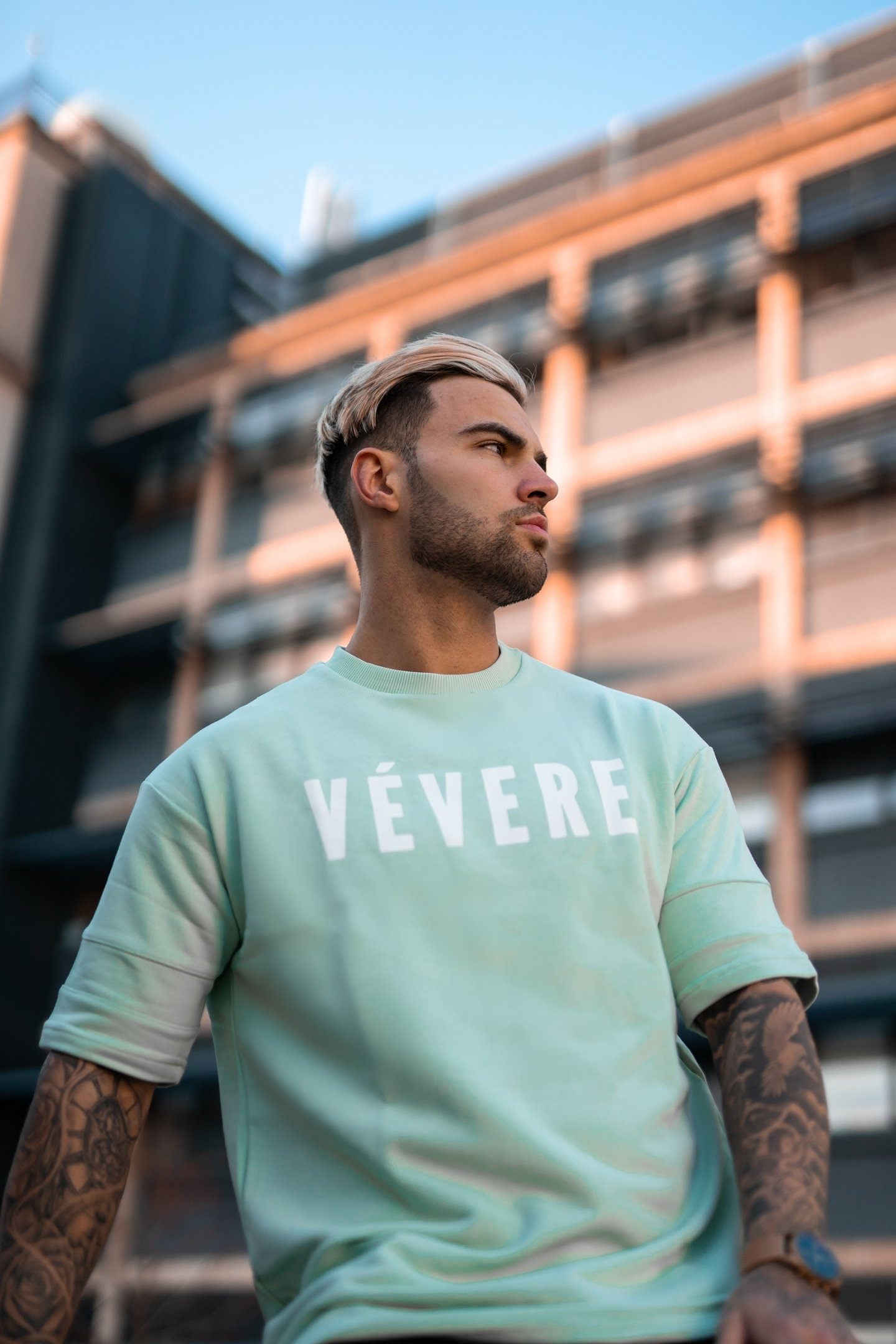 Pastel Green Oversized T-Shirt hero 2- Vevere