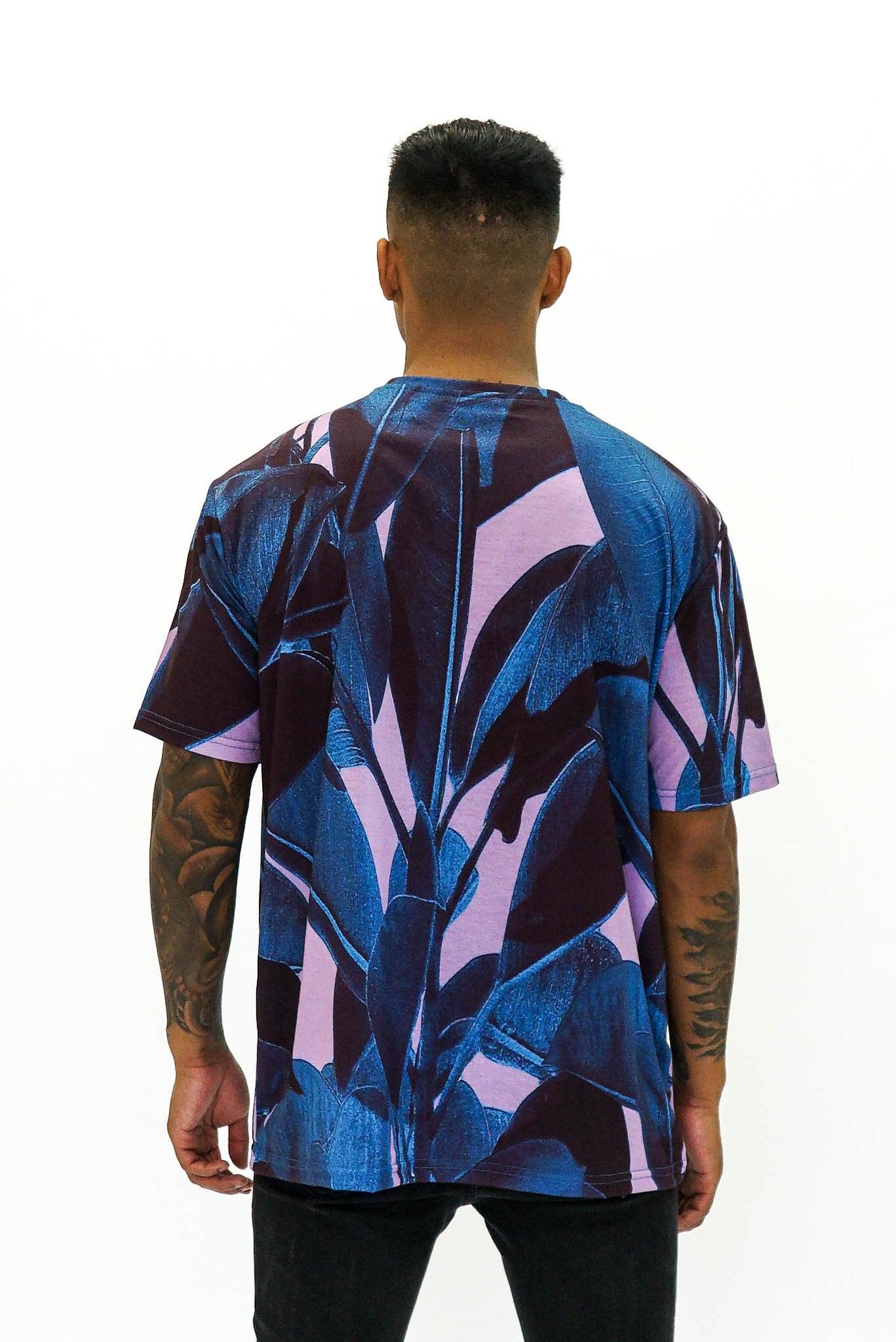 Dark Tropical Oversized Tee back - Vevere