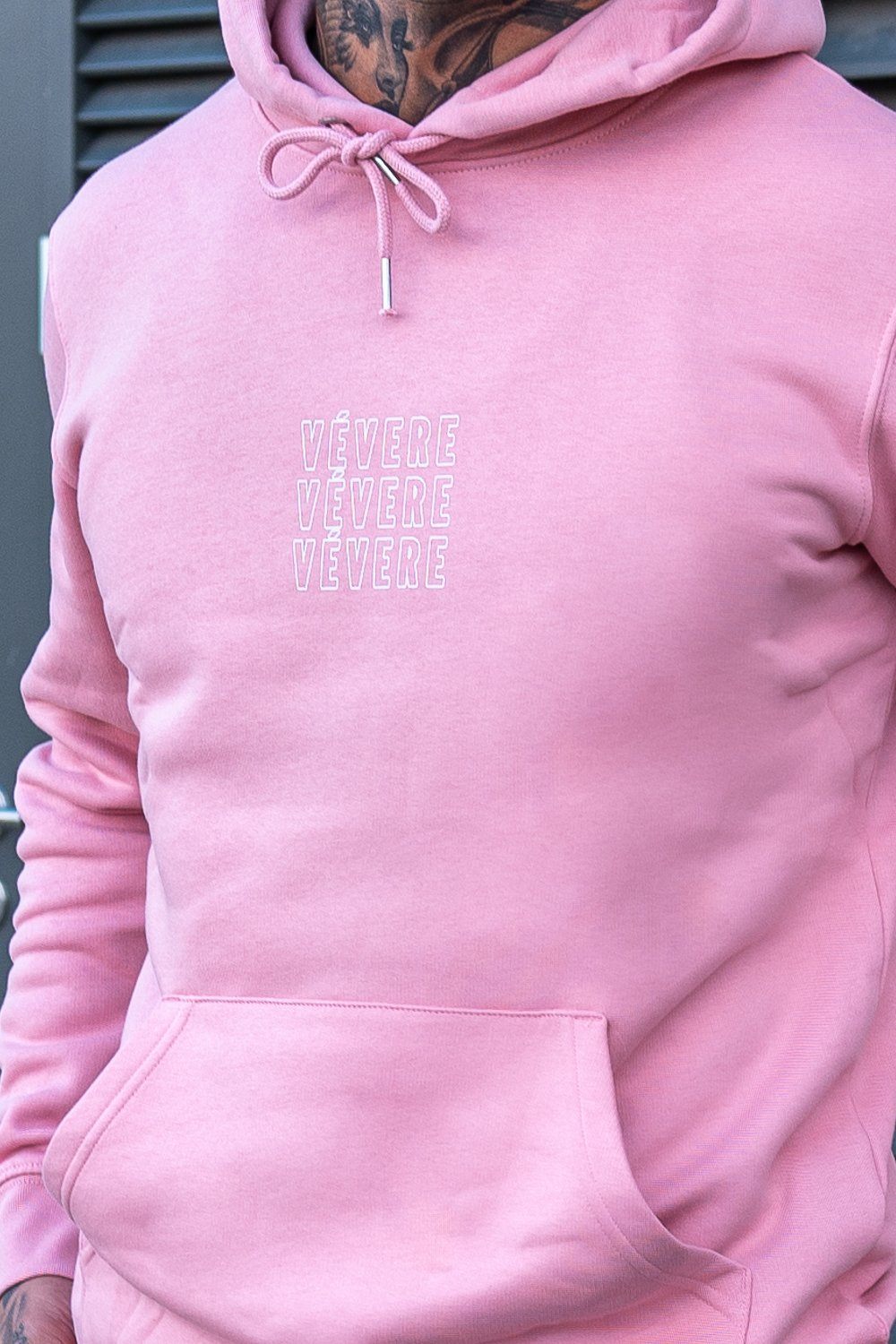 Dusky Pink Tré Hoodie