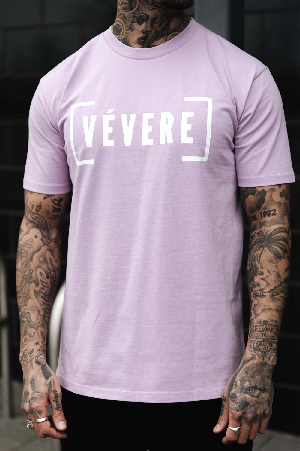 Lilac Classic T-Shirt front - Vevere